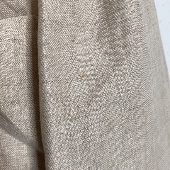 J.Crew Factory Men's Tan Linen Two-Button Blazer Front Pockets Casual Medium - Picture 6 of 9